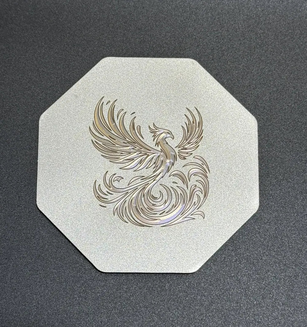 Phénix ciselé Or Lux-Kimiya Ornement Inox