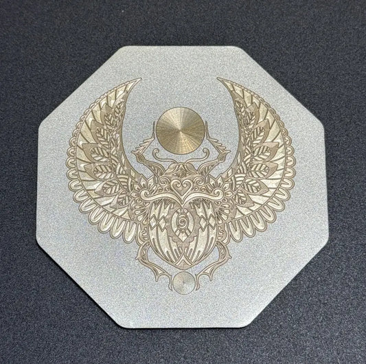 Scarabée Egyptien Lux-Kimiya Ornement Inox