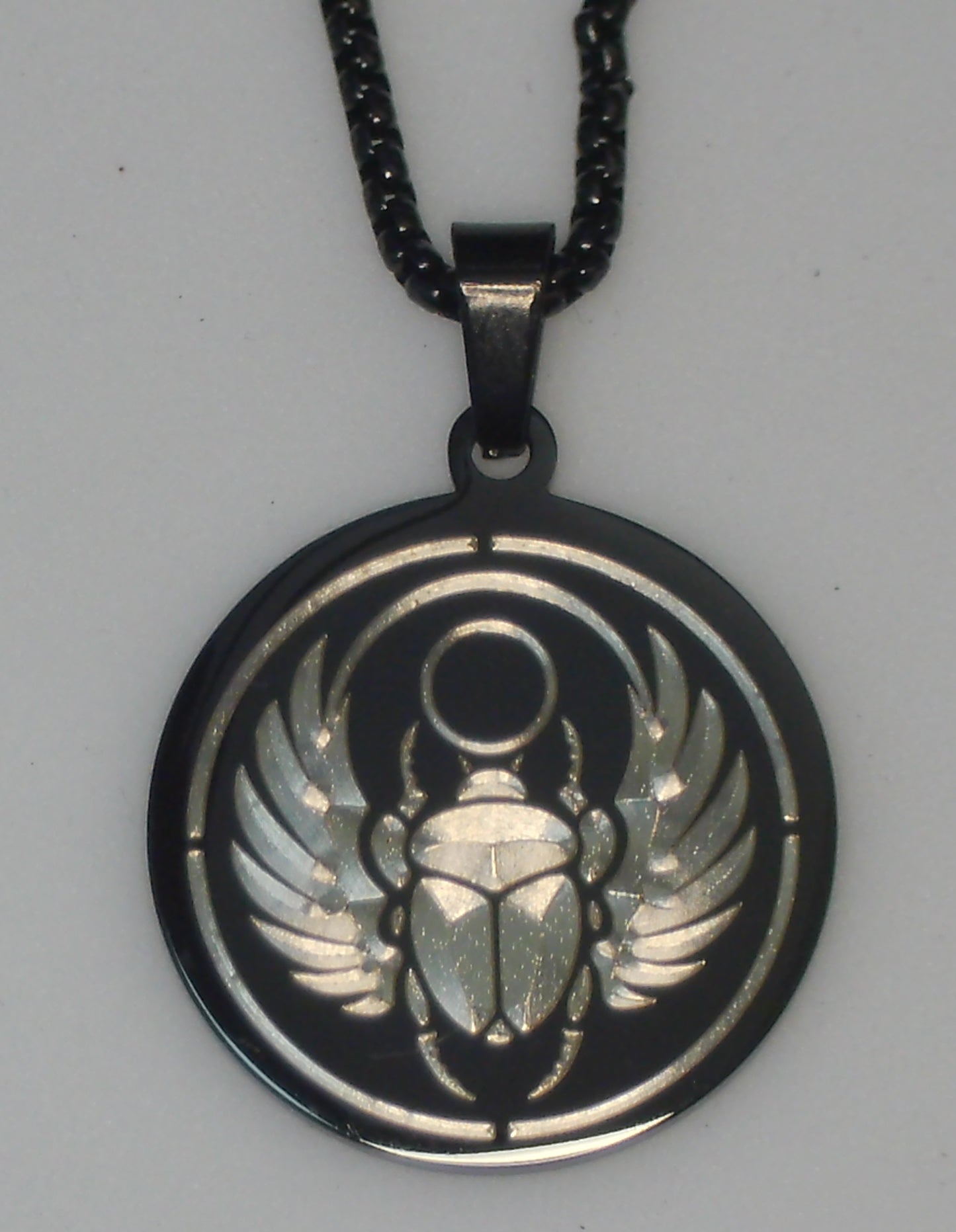 Scarabée Egyptien Or Ciselé